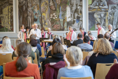 Unser Orchester im Festsaal des Hauses der sozialen Dienste