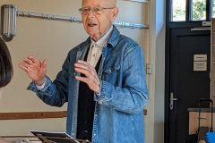 Unser Dirigent Jürgen Münchow bei der Generalprobe
