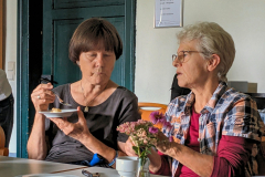 Gesellige Runde nach der Generalprobe